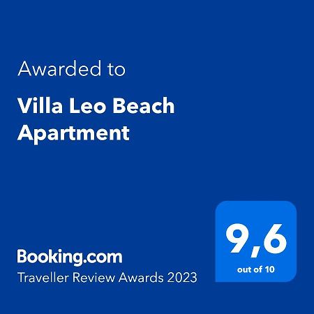 Villa Leo Beach Apartment Podgora Buitenkant foto